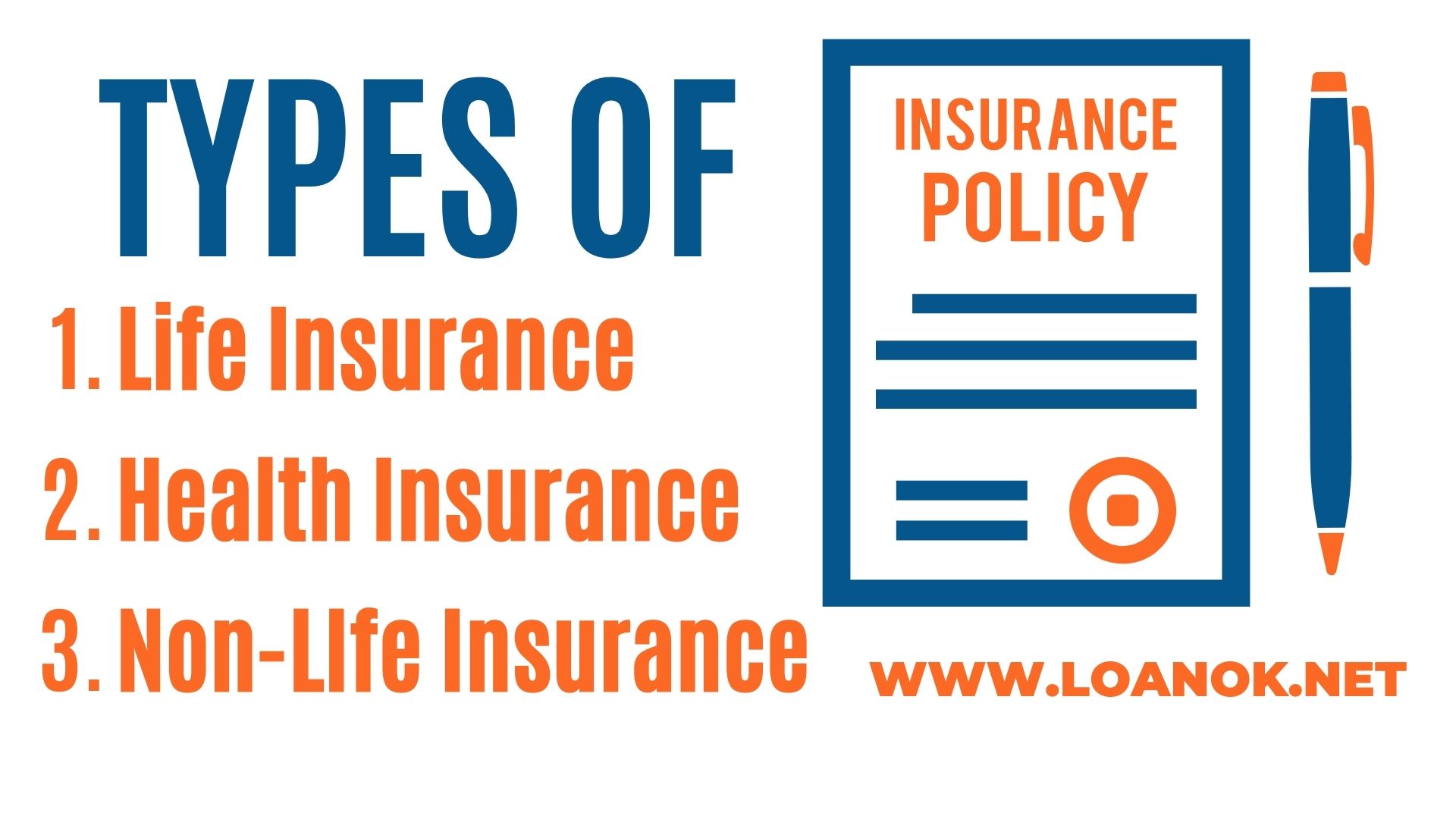 TYPES OF INSURANCE POLICY